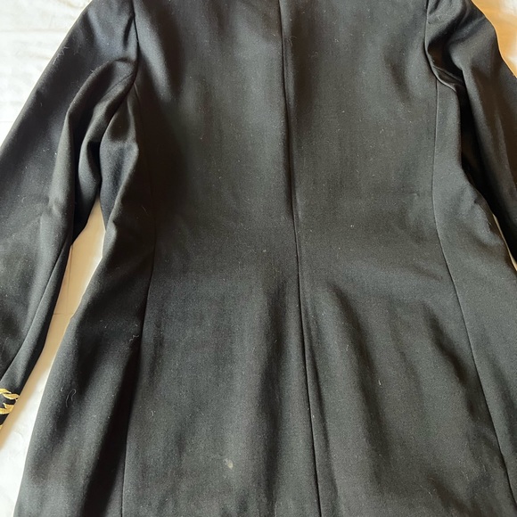 Vintage Adam Douglass Blazer Womens Jacket Embellished Military Patriotic Wool 8 - Picture 2 of 10